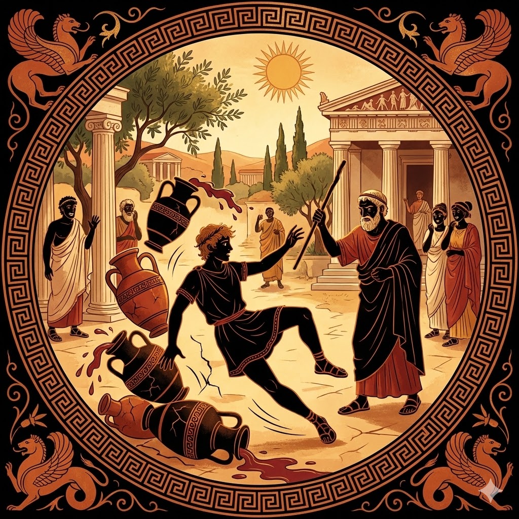 Perseverance leads to success (GREEK Tale 5) - Opening Scene