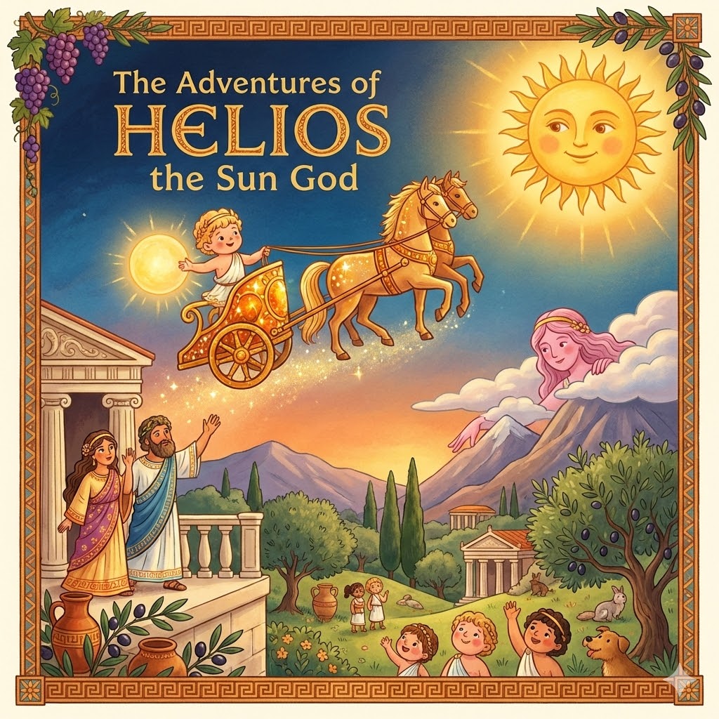 The Adventures of Helios the Sun God - Opening Scene