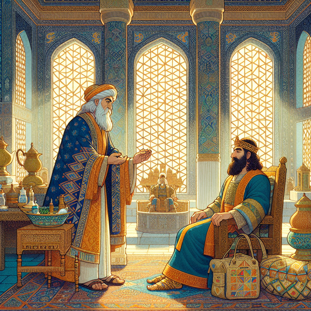 Illustration 1 for The Story of the Greek King and the Physician Douban - ISLAMIC children's story