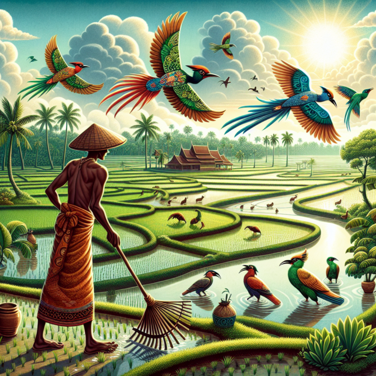 Illustration 1 for The Story Of The Tikgi - SOUTHEAST_ASIAN children's story