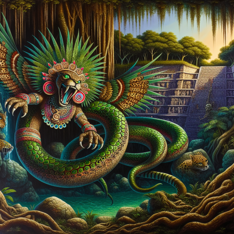 Illustration 1 for Kukulcan's Brave Journey to the Mysterious Underworld - MAYAN children's story