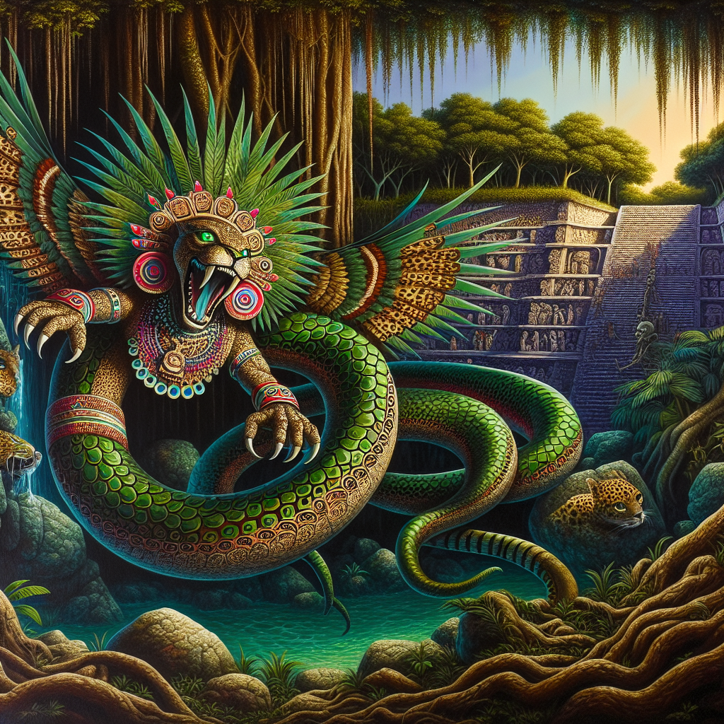 Illustration 1 for Kukulcan's Brave Journey to the Mysterious Underworld - MAYAN children's story