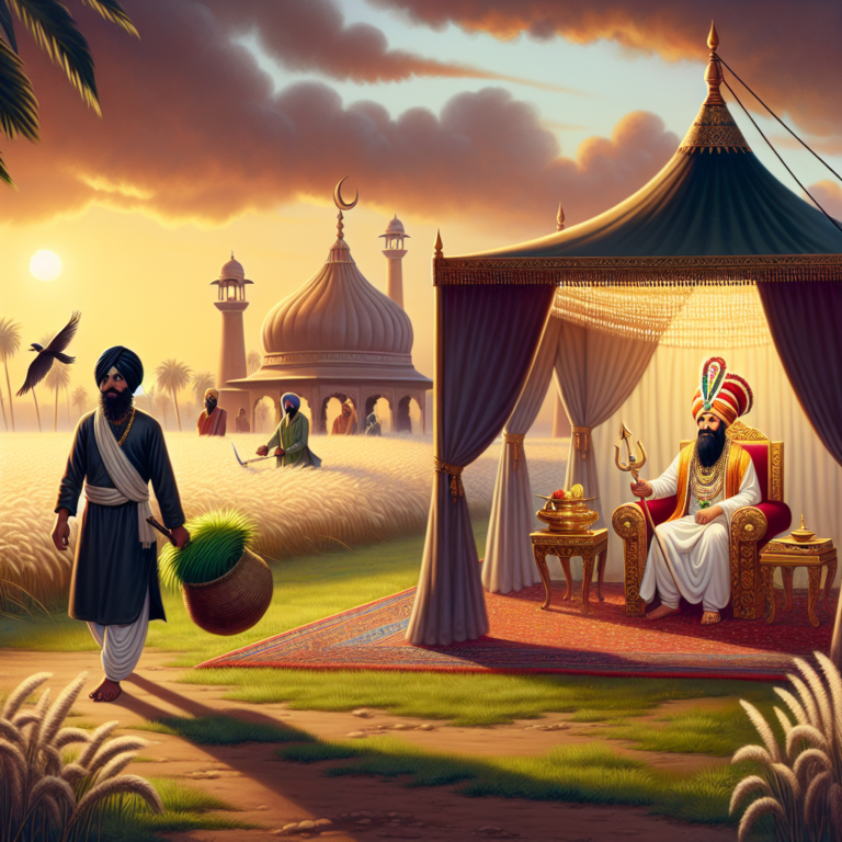 Illustration 1 for The Humble Grass-Cutter's Quest for the True King - SIKH children's story