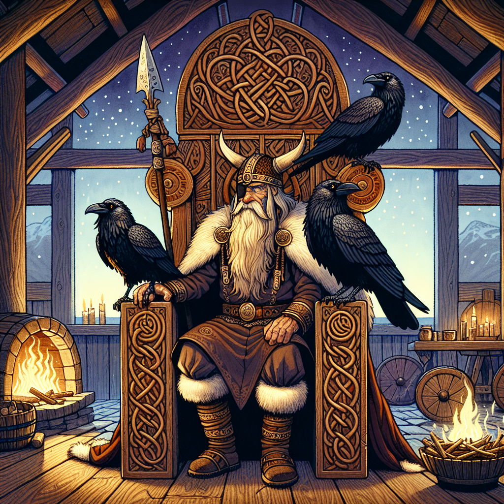 Illustration 1 for Odin's Wisdom: A Courageous Quest Through the Enchanted North - NORSE children's story