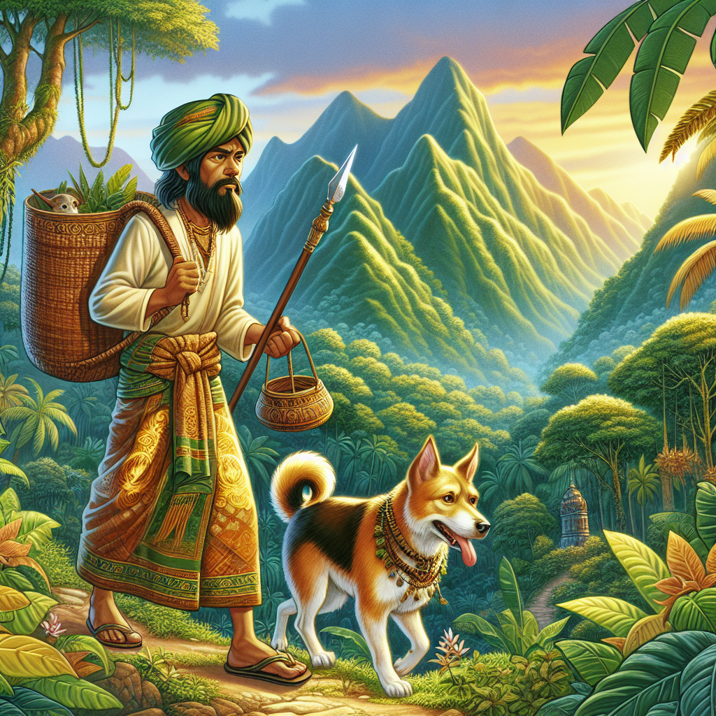 Illustration 1 for Courageous Trek: The Mountain's Secret Bead Tree - SOUTHEAST_ASIAN children's story