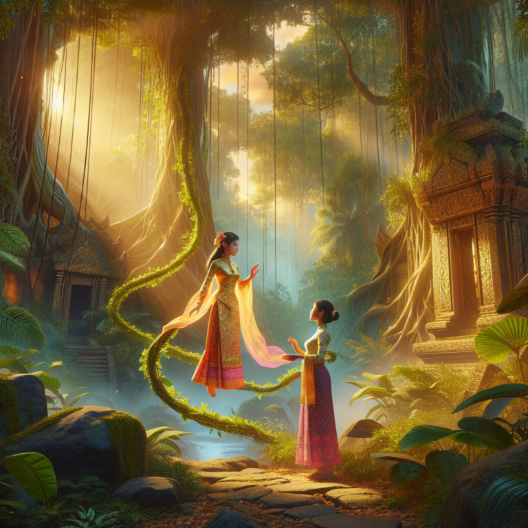 Illustration 1 for Aponibolinayen And The Sun - SOUTHEAST_ASIAN children's story