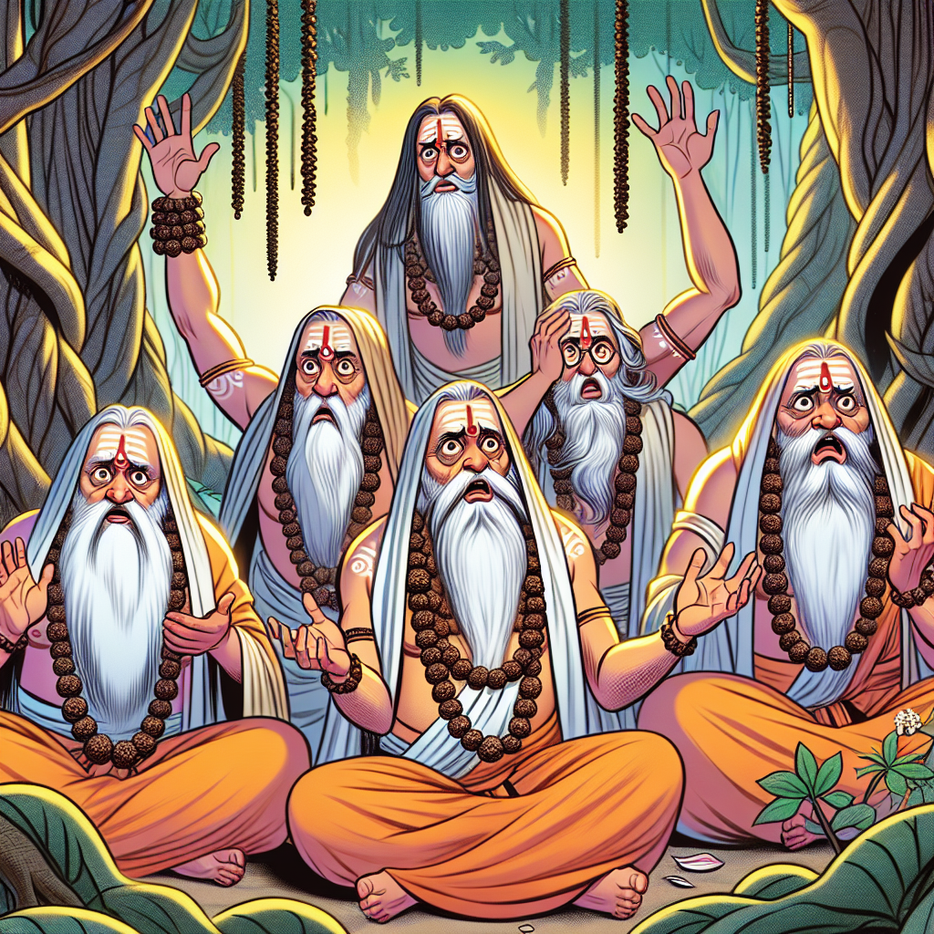 Illustration 1 for The Enchanted Quest for the Vanished Vedas - HINDU children's story
