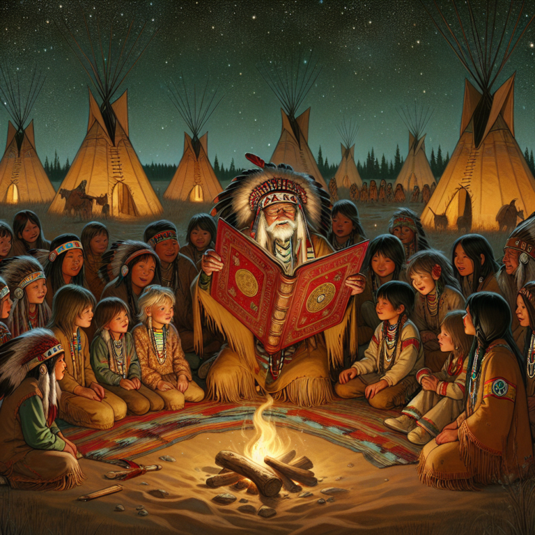 Illustration 1 for The Magical Red Book: Iolo's Journey to Courageous Storytelling - NATIVE_AMERICAN children's story