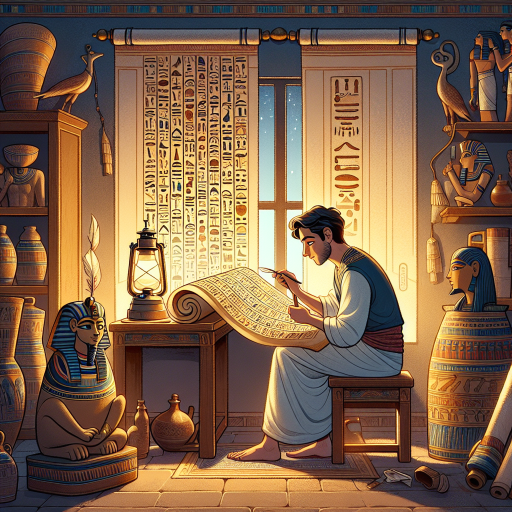 Illustration 1 for Samuel's Quest for the Secrets of the Sacred Pyramids - EGYPTIAN children's story