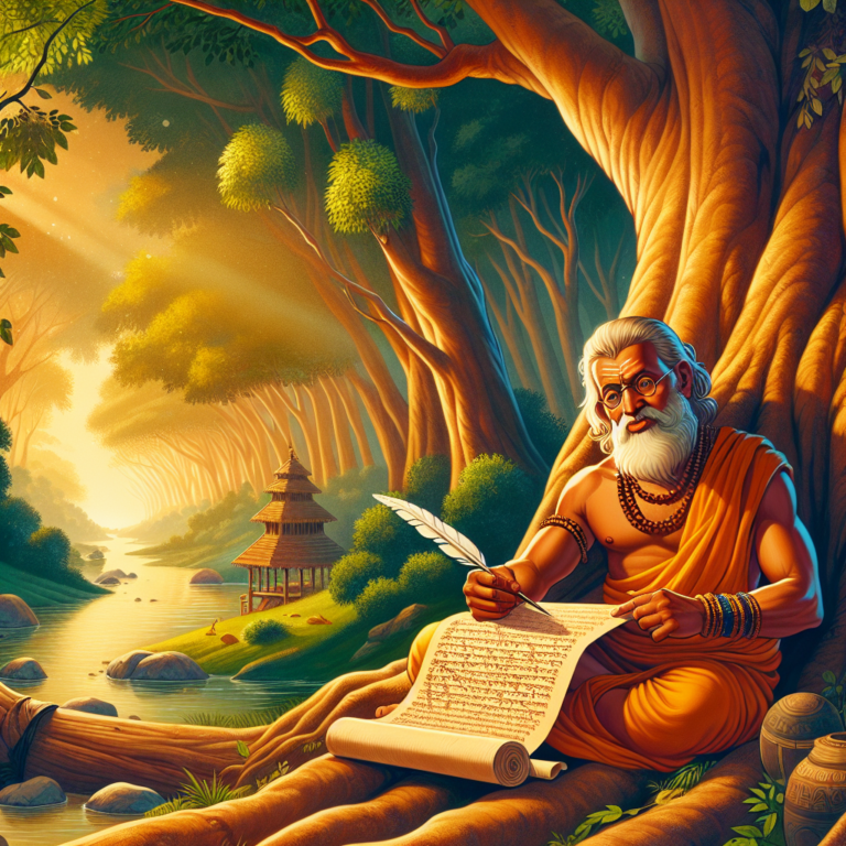 Illustration 1 for Manu's Quest for the Laws of Harmony - HINDU children's story