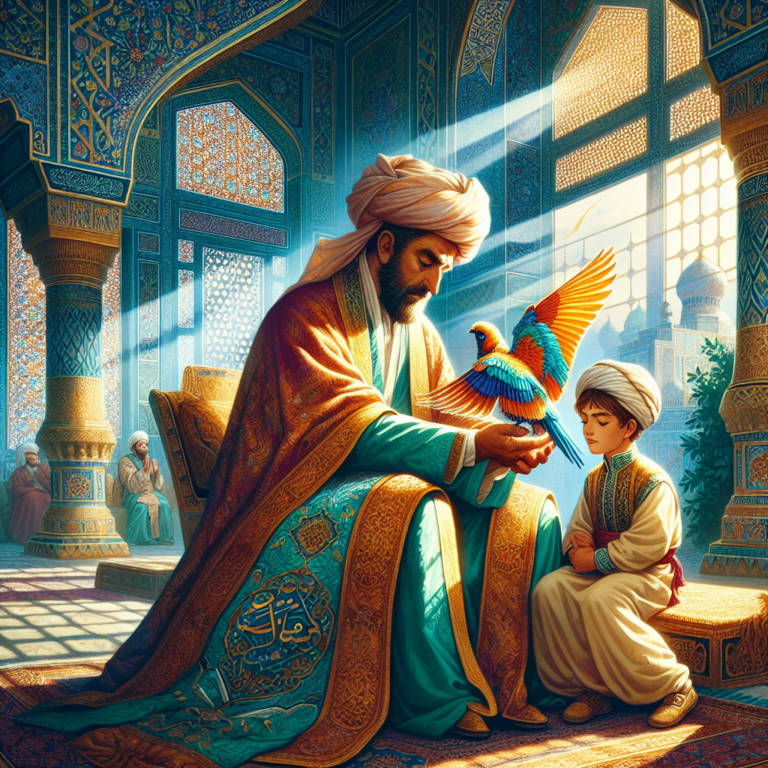 Illustration 1 for Prince Ahmed's Quest for the Wisdom Feather - ISLAMIC children's story