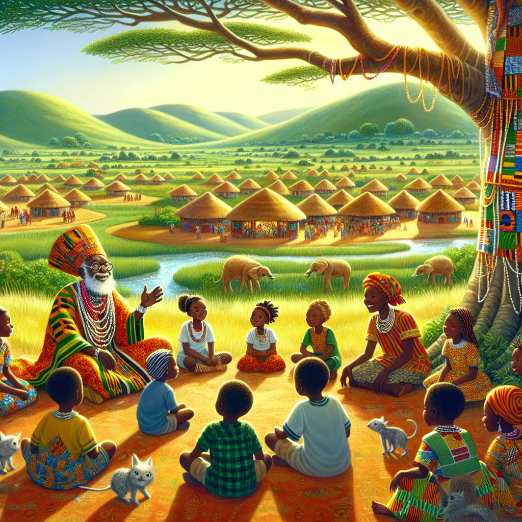 Illustration 1 for The Wise Elder's Tale of Ubuntu and the United Village - AFRICAN children's story