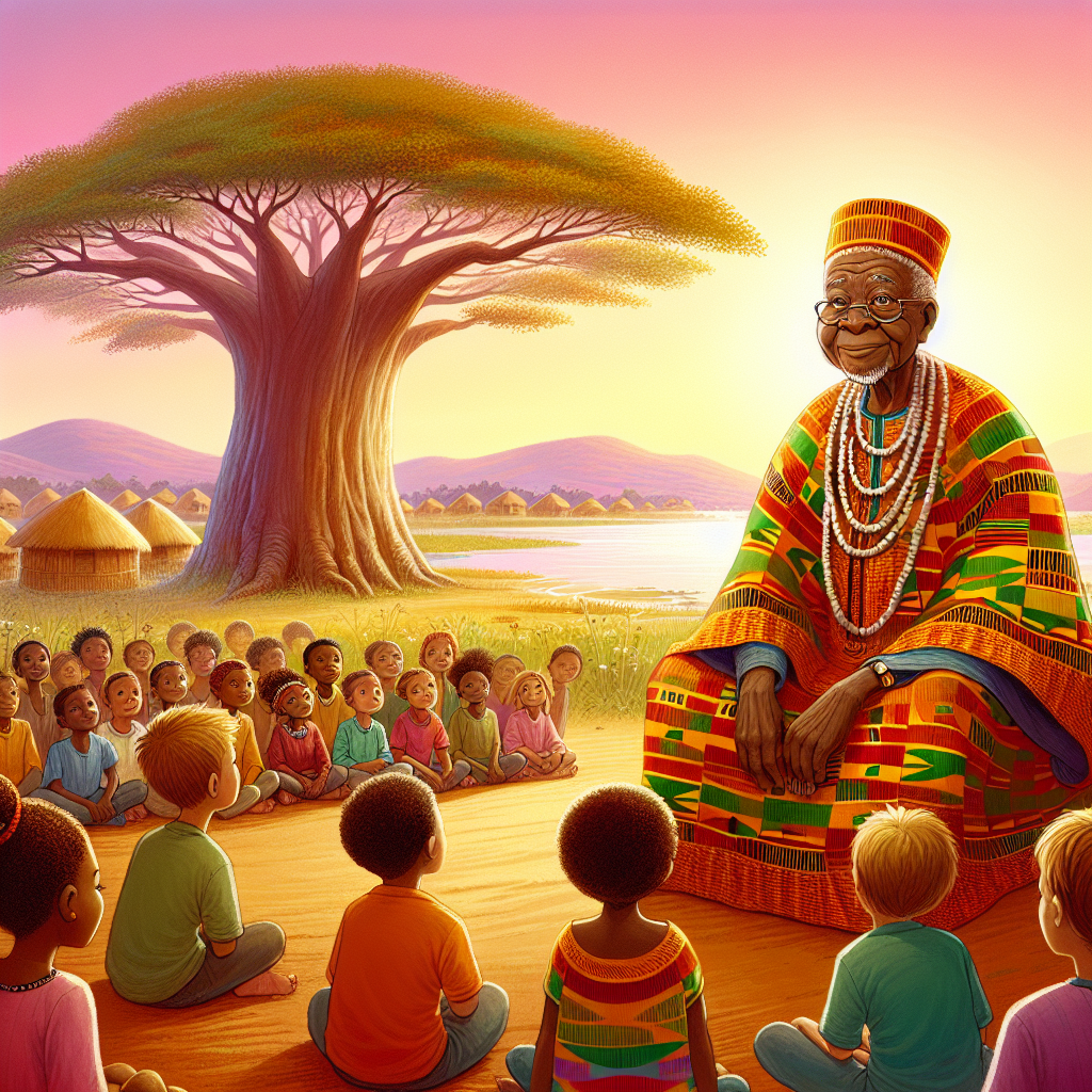 Illustration 1 for Uzoma's Journey to the Wisdom of the Elders - AFRICAN children's story