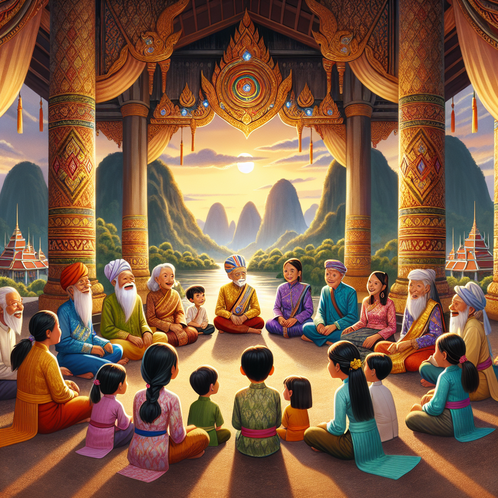 Illustration 1 for Bar-Hebraeus and the Temple of Laughter - SOUTHEAST_ASIAN children's story