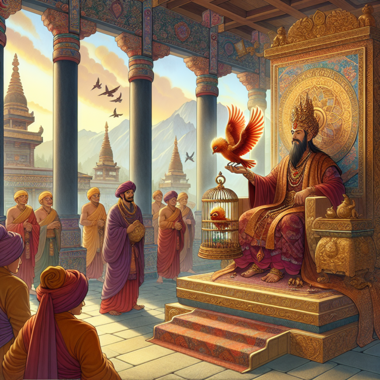 Illustration 1 for Dharmaraja's Quest for Bodhi's Freedom - BUDDHIST children's story