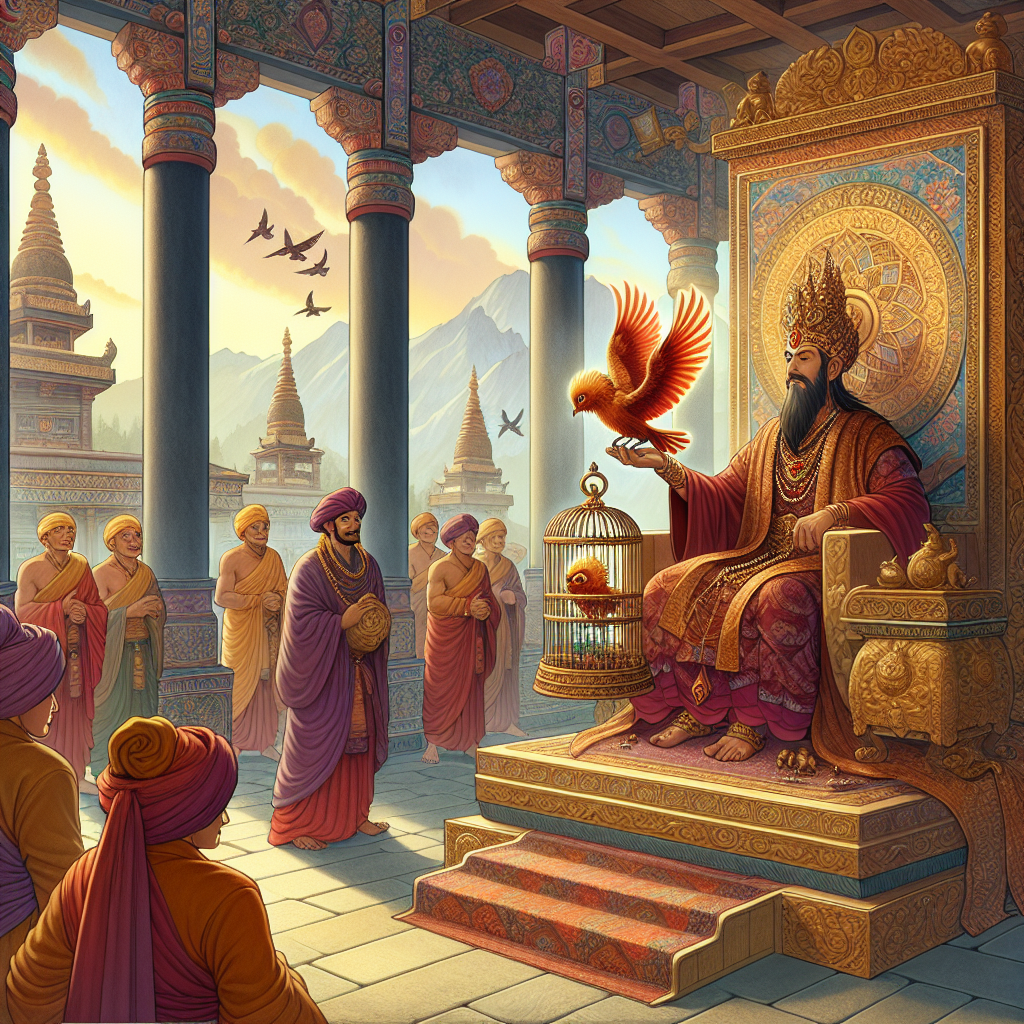 Illustration 1 for Dharmaraja's Quest for Bodhi's Freedom - BUDDHIST children's story