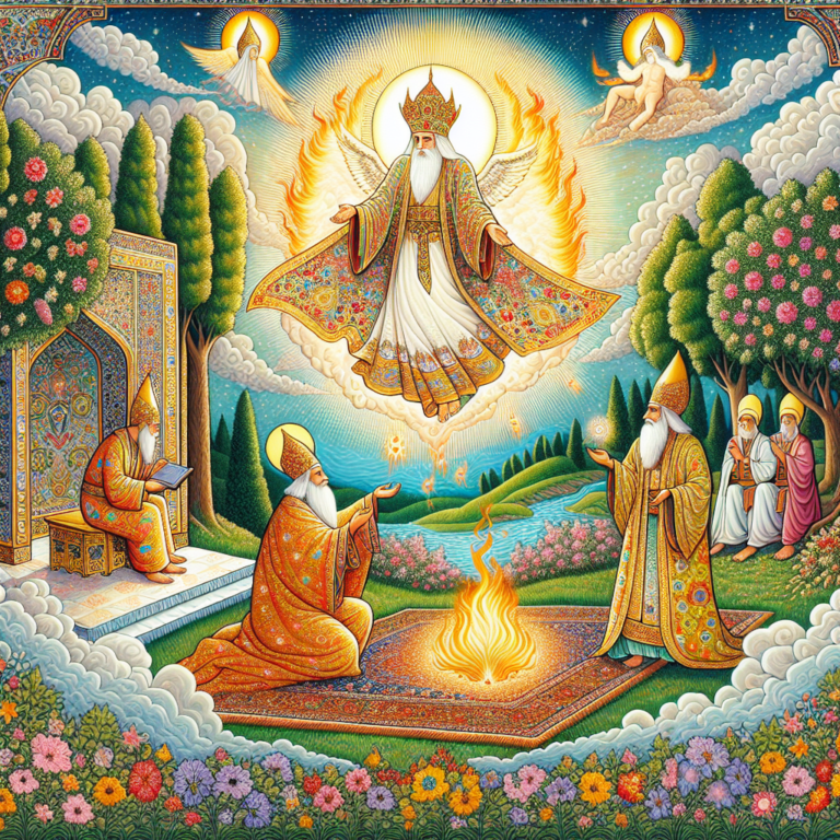 Illustration 1 for Yima's Humble Quest: The Guardian of All Creatures - PERSIAN children's story