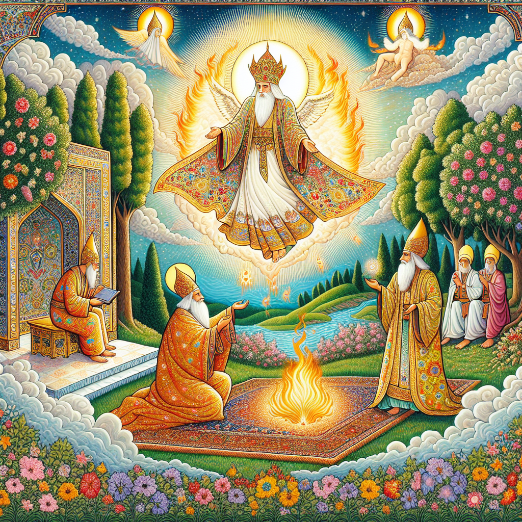 Illustration 1 for Yima's Humble Quest: The Guardian of All Creatures - PERSIAN children's story