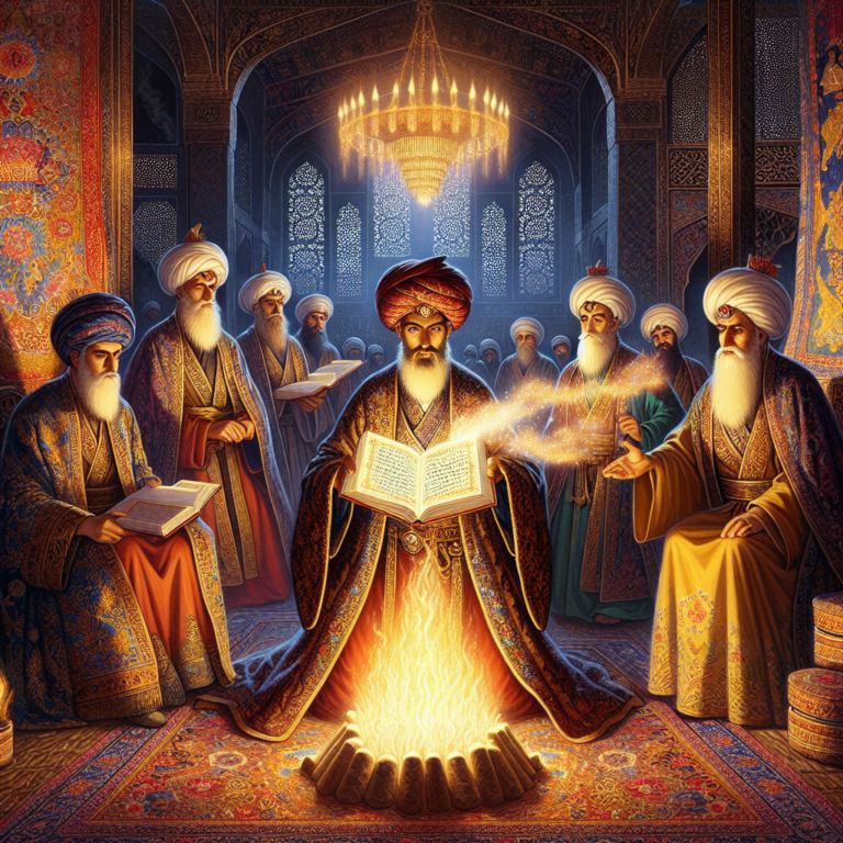 Illustration 1 for The Discovery Of The Zend-Avesta - PERSIAN children's story