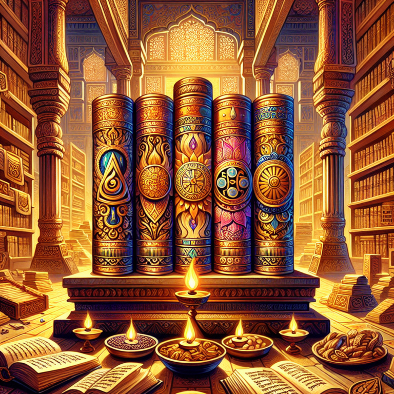 Illustration 1 for The Enchanted Library of Timeless Treasures - HINDU children's story