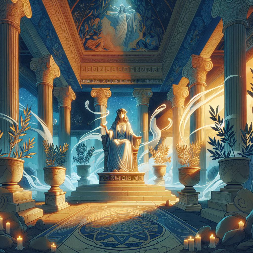 Zeus and the Oracle's Message - Scene 1