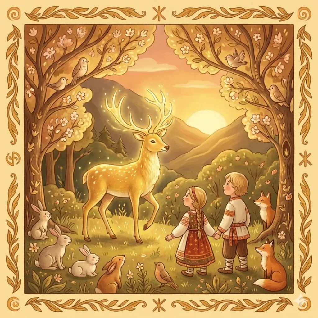 The Noble Golden Deer