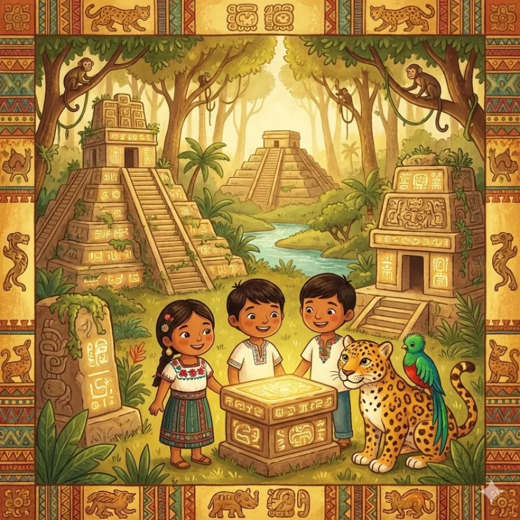 In the heart of an ancient Mayan…