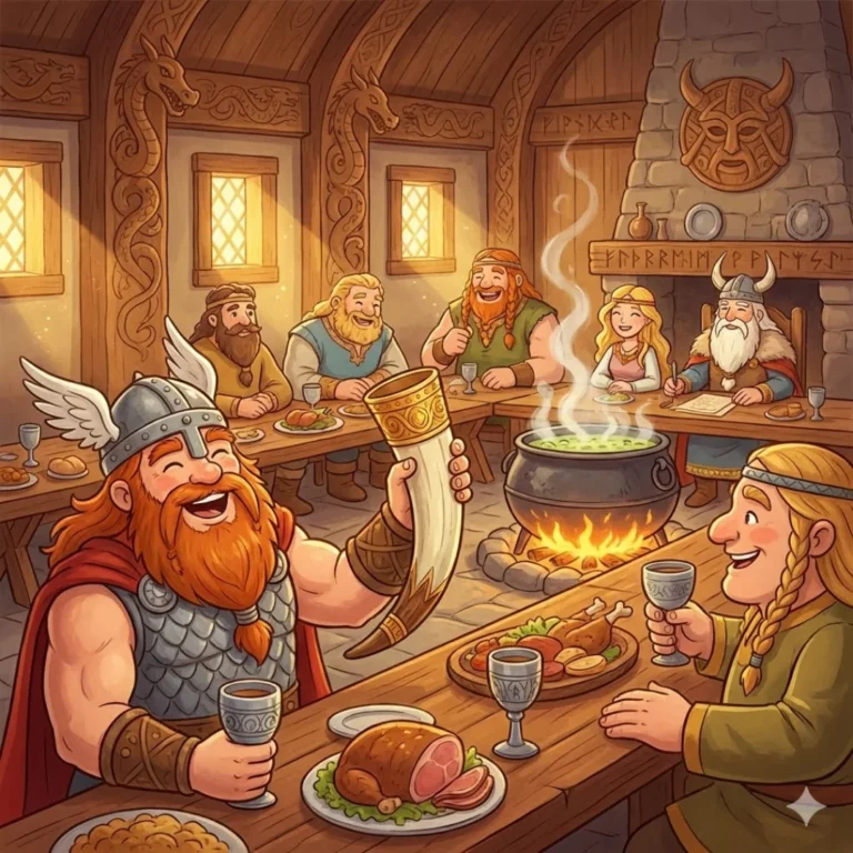 Thor’s Thunderous Feast in Asgar…