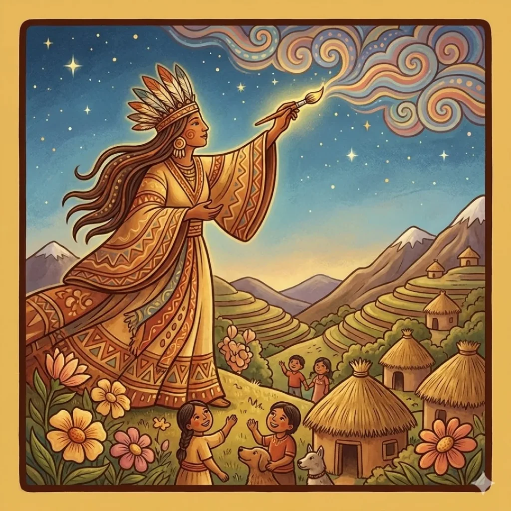 The Goddess Who Painted the Sky