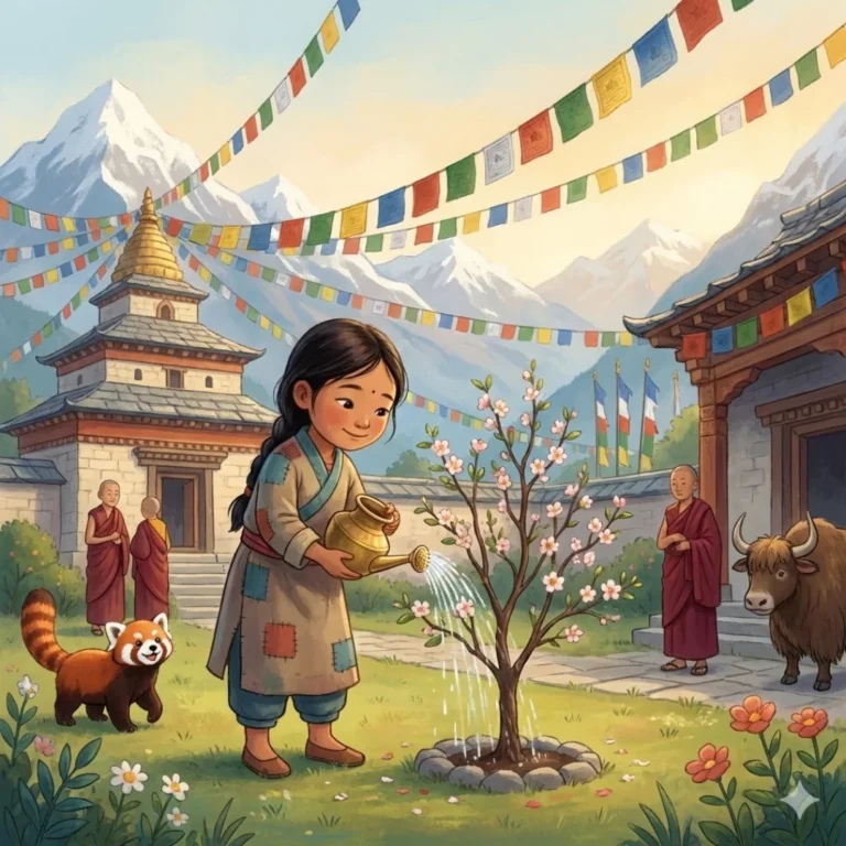 The Mango Tree's Promise - Hindu Honesty Story for Kids - HINDU children's story header image