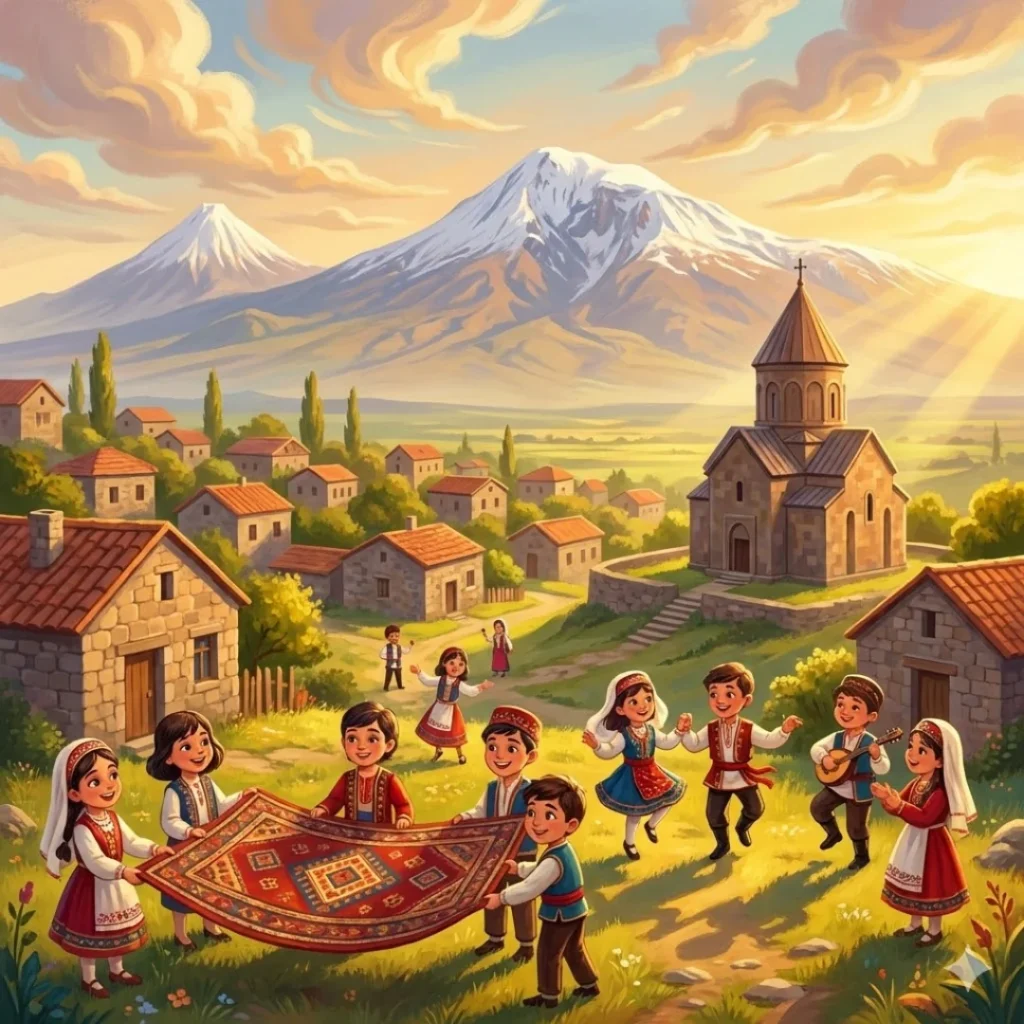 The Tiger and the Turnip - Korean Humility Story for Kids - KOREAN children's story header image