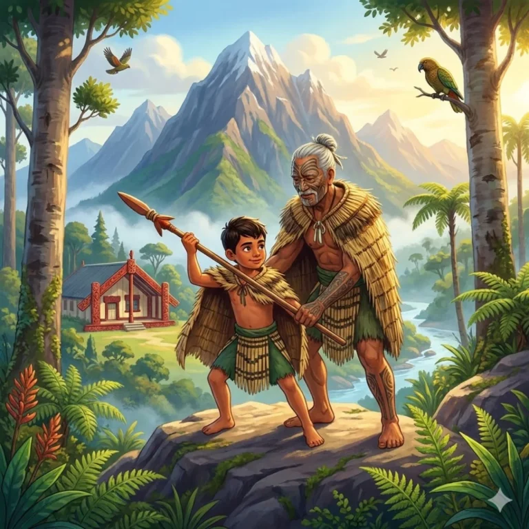 The Fisherman's Daughter and the Sea - Filipino Respect Story for Kids - FILIPINO children's story header image