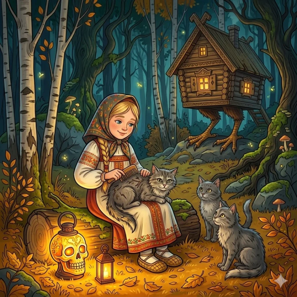 Vasilisa and the Baba Yaga's Test - Slavic Kindness Story for Kids - SLAVIC moral story for children