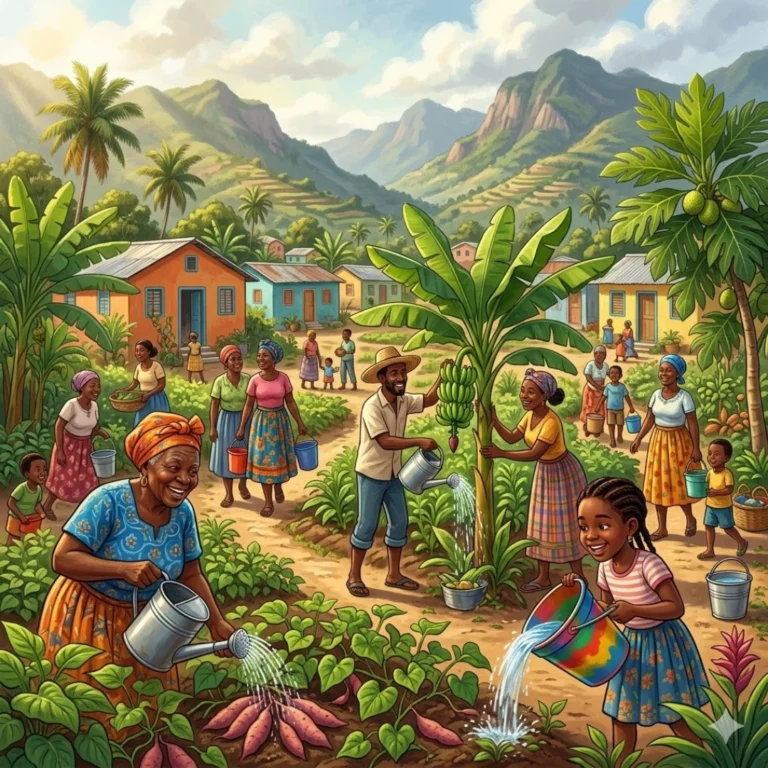 Kouzen Zaka's Garden - Haitian Community Story for Kids - HAITIAN moral story for children