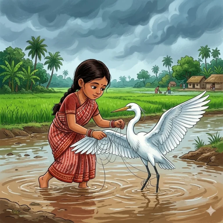 The River Girl and the Iron Merchant - Bengali Kindness Story for Kids - BENGALI moral story for children