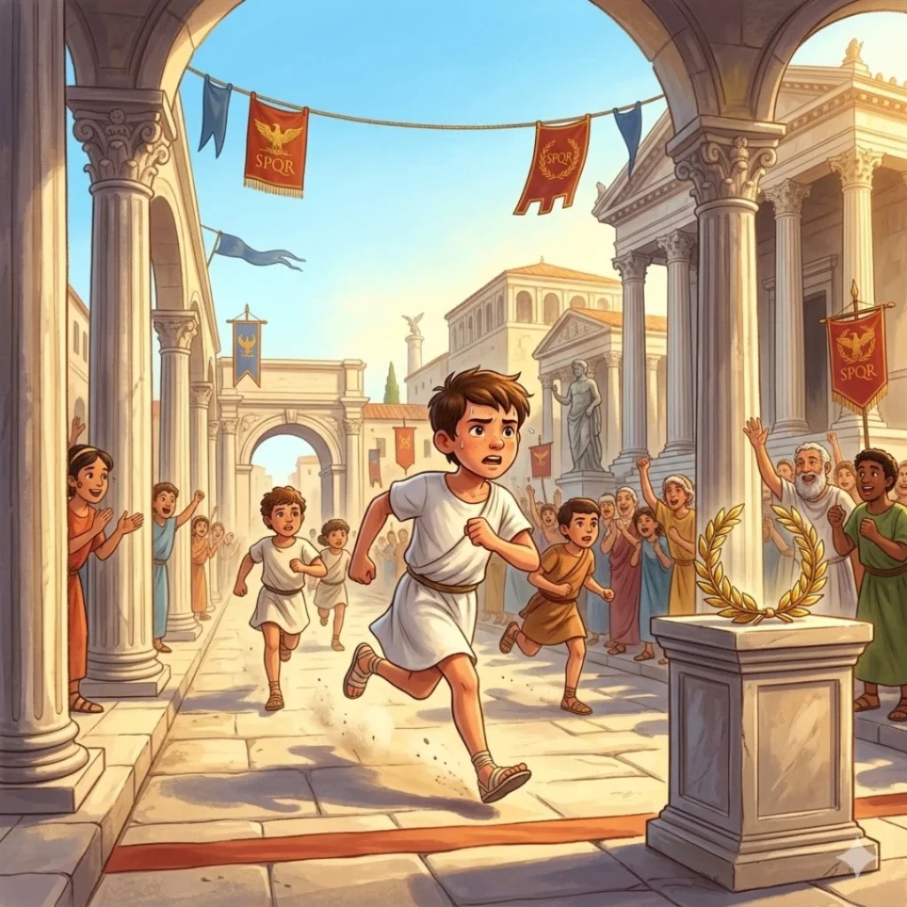 Marcus and the Stolen Laurels - Roman Justice Story for Kids - ROMAN moral story for children