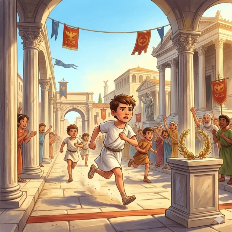 Marcus and the Stolen Laurels - Roman Justice Story for Kids - ROMAN moral story for children