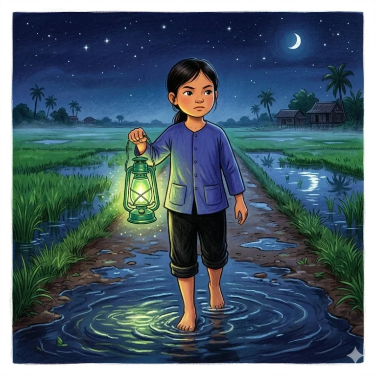 The Jade Lantern Girl - Vietnamese Perseverance Story for Kids - VIETNAMESE moral story for children