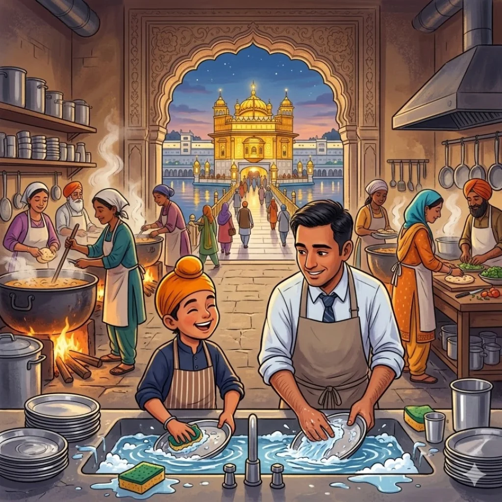 The Well at the Golden Temple - Sikh Service Story for Kids - SIKH moral story for children