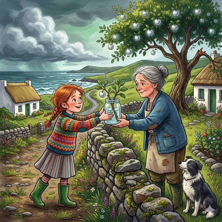 The Silver Branch and the Bitter Heart - Irish Forgiveness Story for Kids - IRISH moral story for children