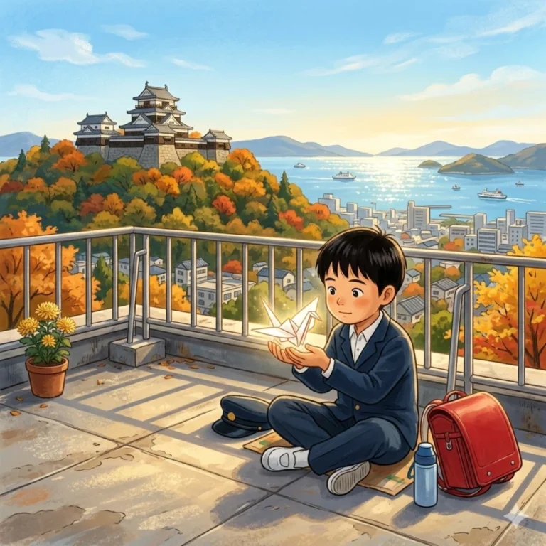 The Paper Crane's Secret - Japanese Honesty Story for Kids - JAPANESE moral story for children