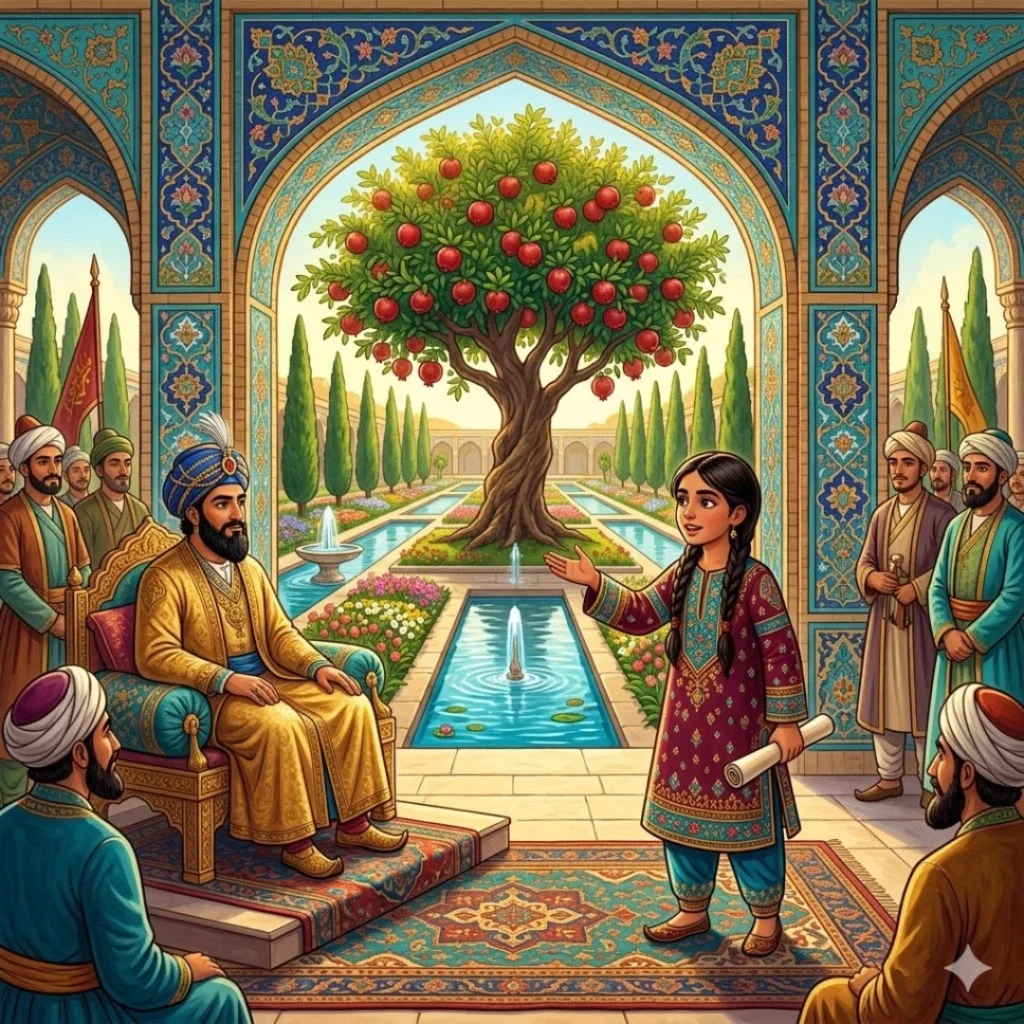 The Shah's Garden and the Gardener's Daughter - Persian Justice Story for Kids - PERSIAN moral story for children