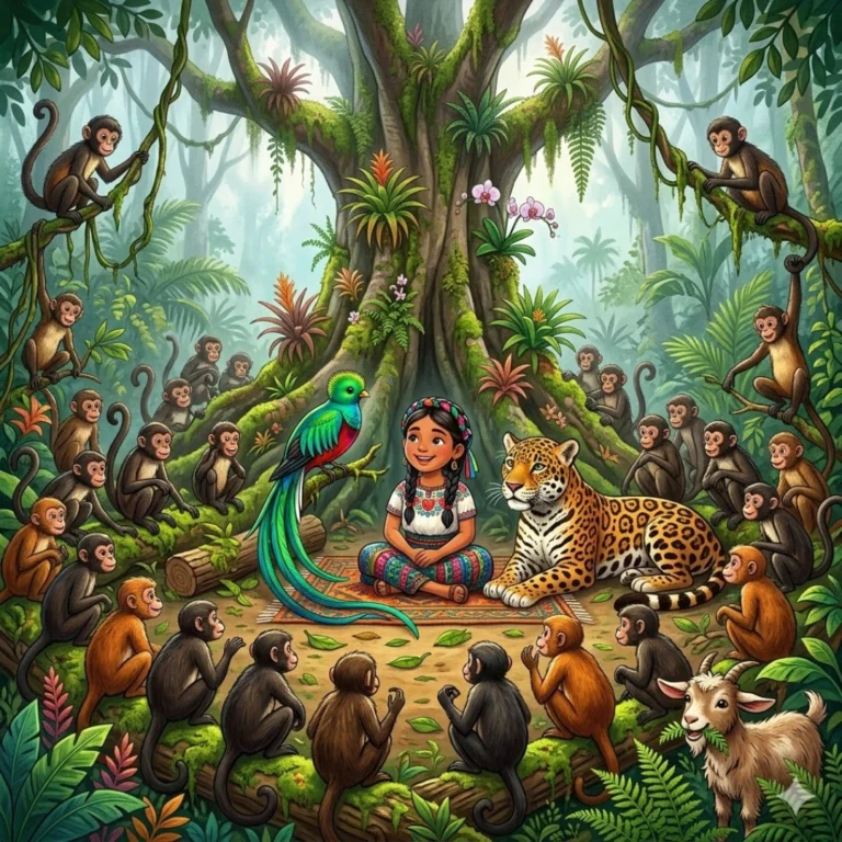 The Quetzal Bird's Bargain - Mayan Harmony Story for Kids - MAYAN moral story for children
