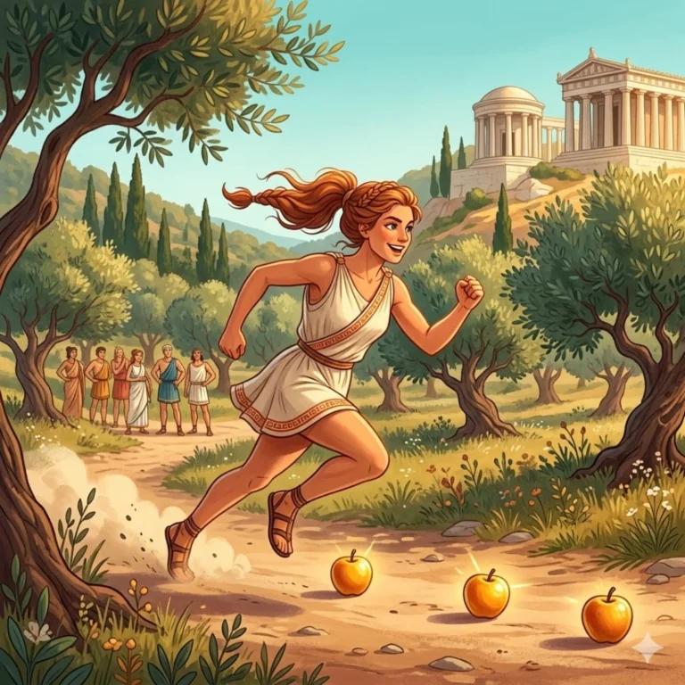 Atalantas Race Courage Story For Kids