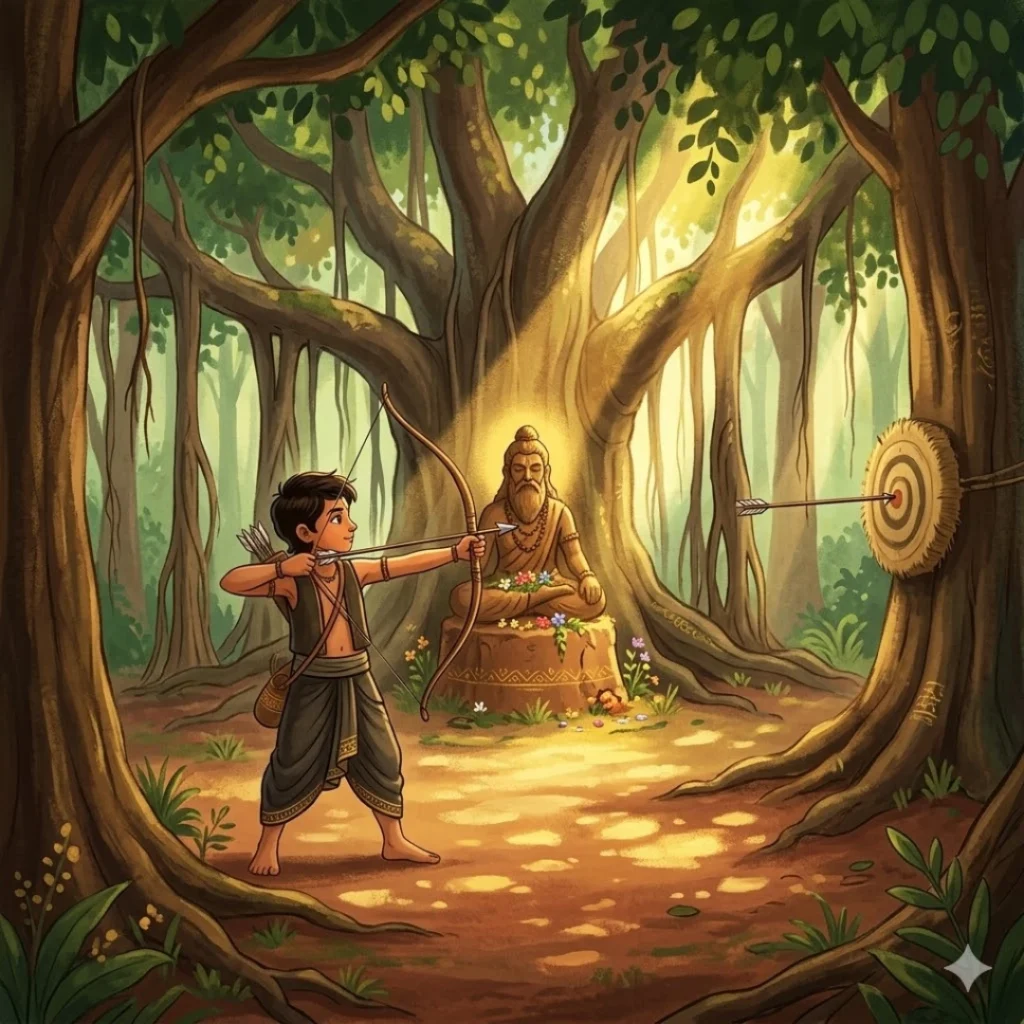 Ekalavyas Devotion Dedication Story For Kids