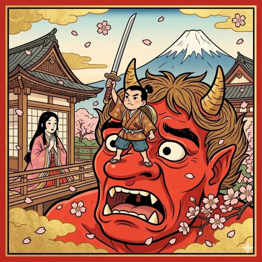 Issun Boshi And The Oni Perseverance Story For Kids
