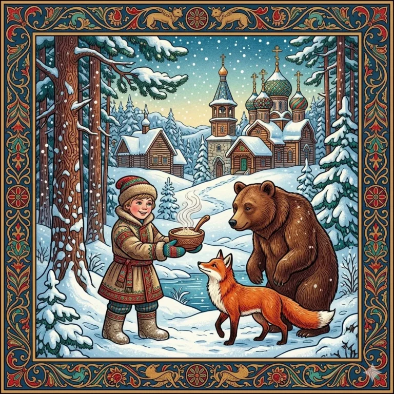 The Fox, the Bear, and the Frozen River