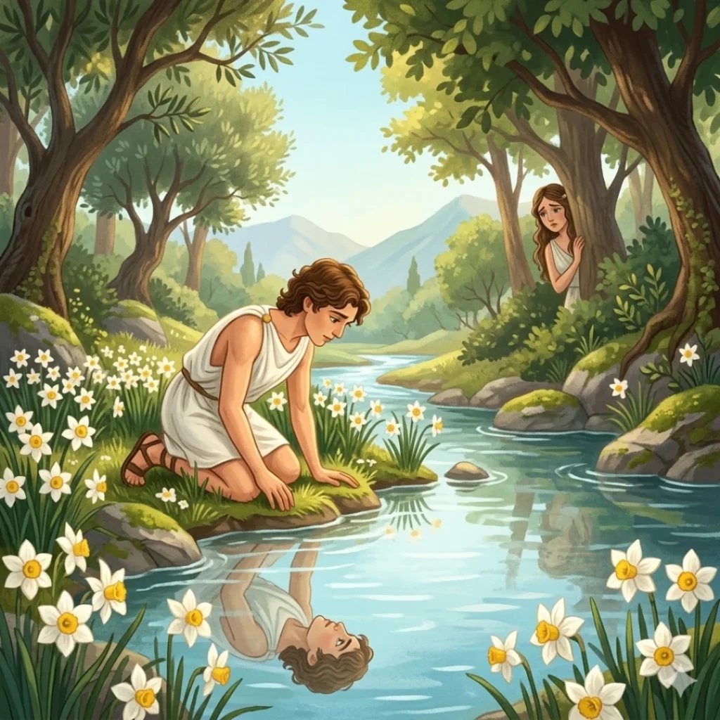 Narcissus And The Pool Self Awareness Story For Kids