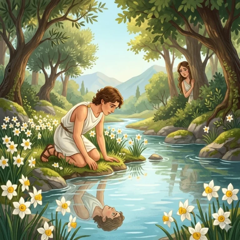 Narcissus And The Pool Self Awareness Story For Kids