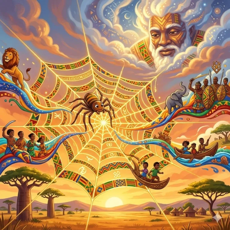 Nyames Spider Web Sharing Story For Kids